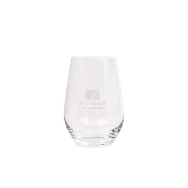 Glas "Speicherstadt Kaffeerösterei"
