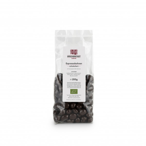 Schokolierte Espressobohnen