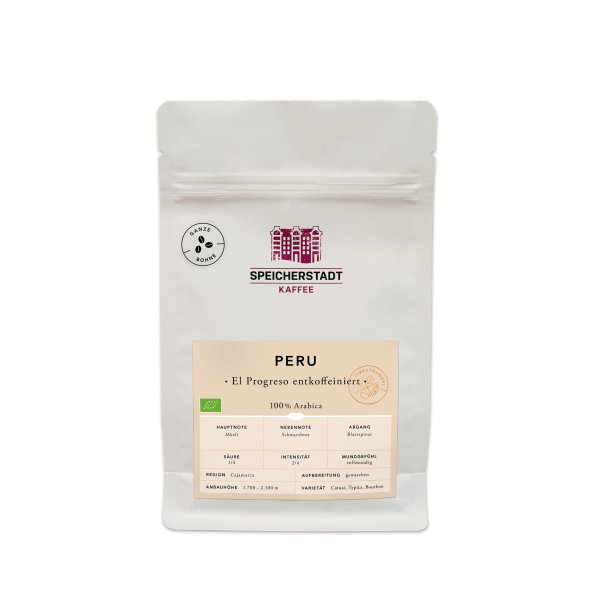 Peru El Progreso Entkoffeiniert Bio